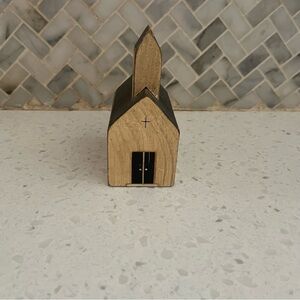Primitive Wooden Church New England East Coast Decor Chapel
